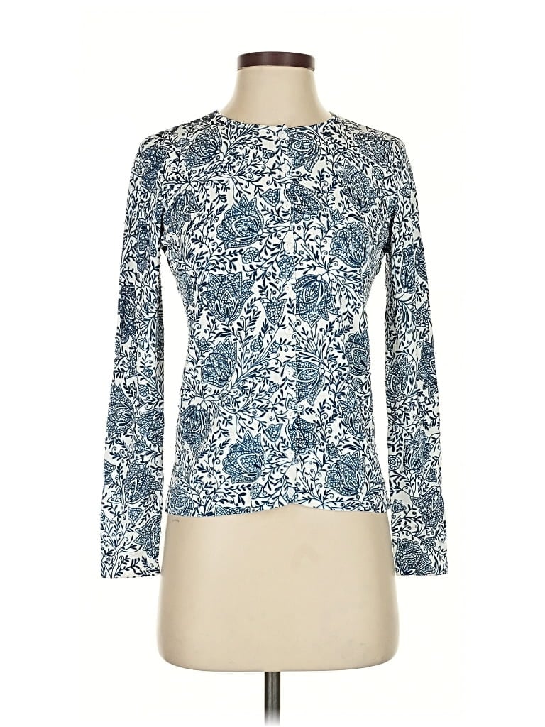 Pre-owned Oscar By Oscar De La Renta Pullover Sweater In Blue