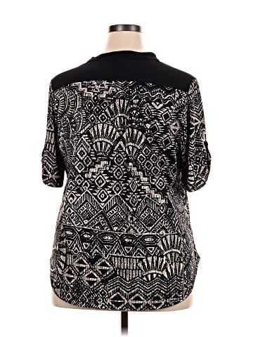 Perceptions Woman Short Sleeve Blouse (view 2)