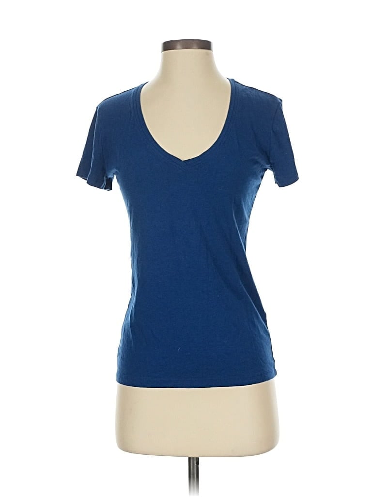 Pre-owned Banana Republic Factory Store Short Sleeve T-shirt In Blue