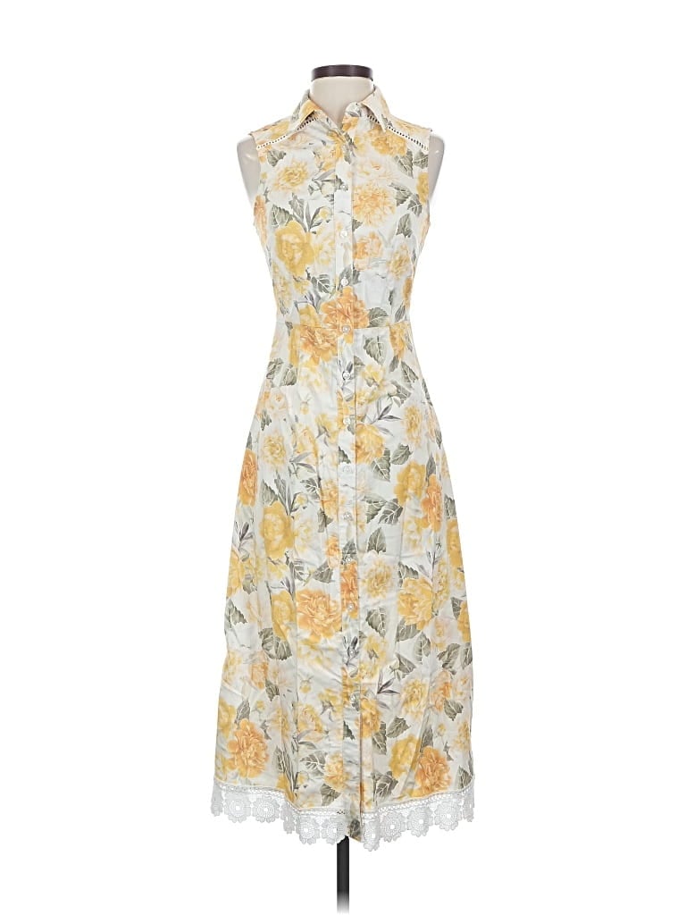 Pre-owned Rachel Parcell Casual Dress In Yellow