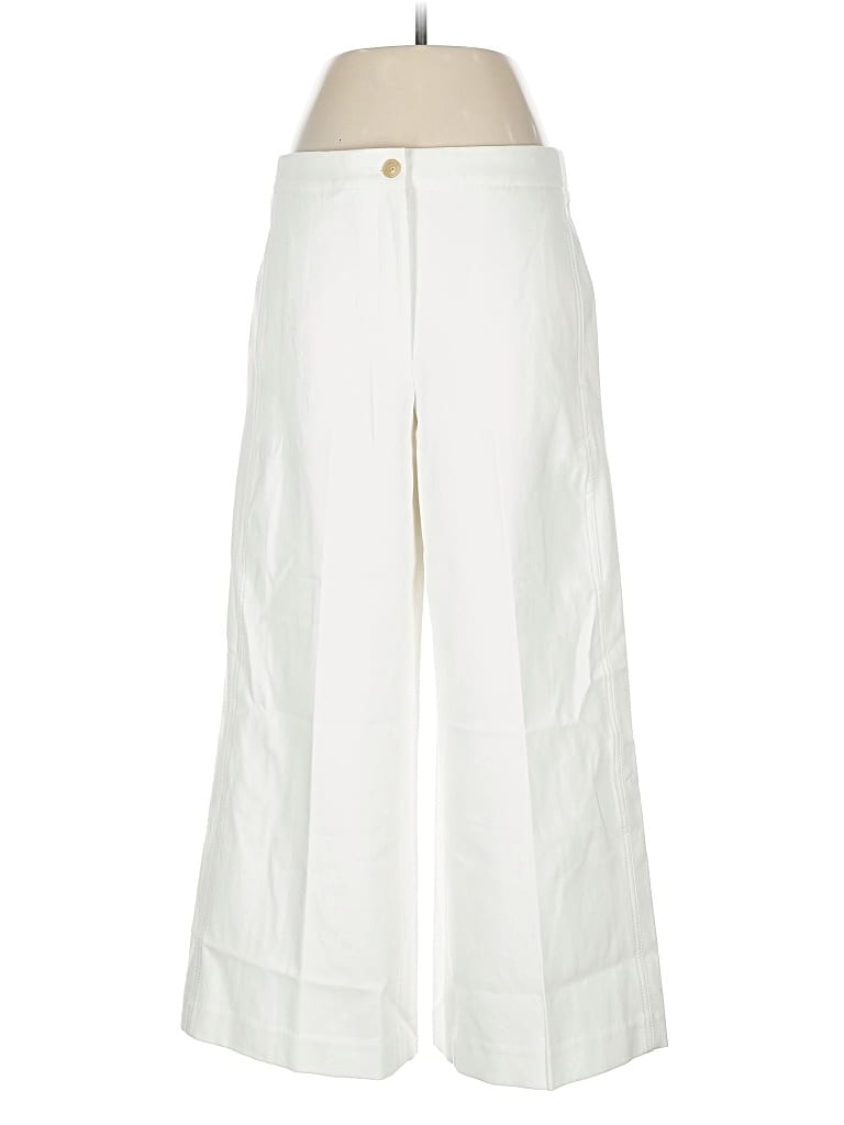 Pre-owned Ann Taylor Casual Pants In White
