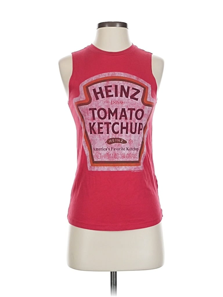 Pre-owned Mighty Fine Sleeveless T-shirt In Pink