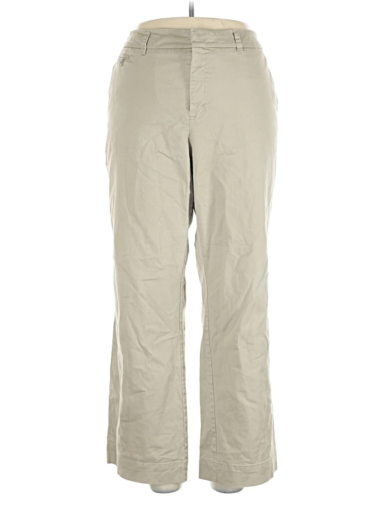 Pre-owned Merona Khaki Pant In Brown