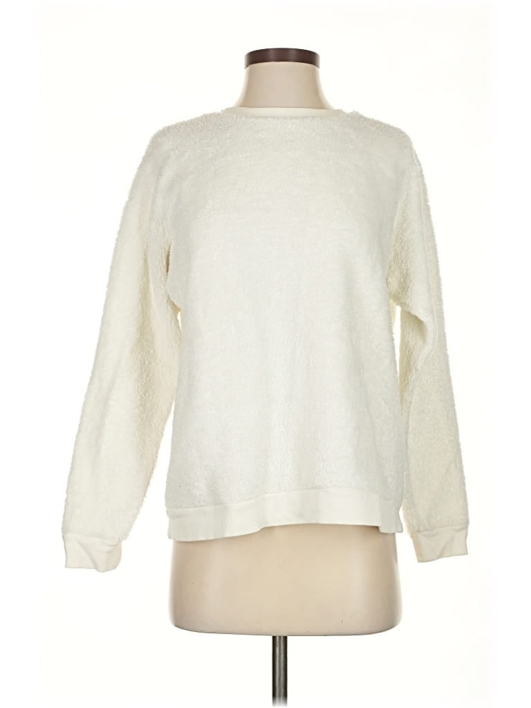 Pre-owned Uniqlo Pullover Sweater In White