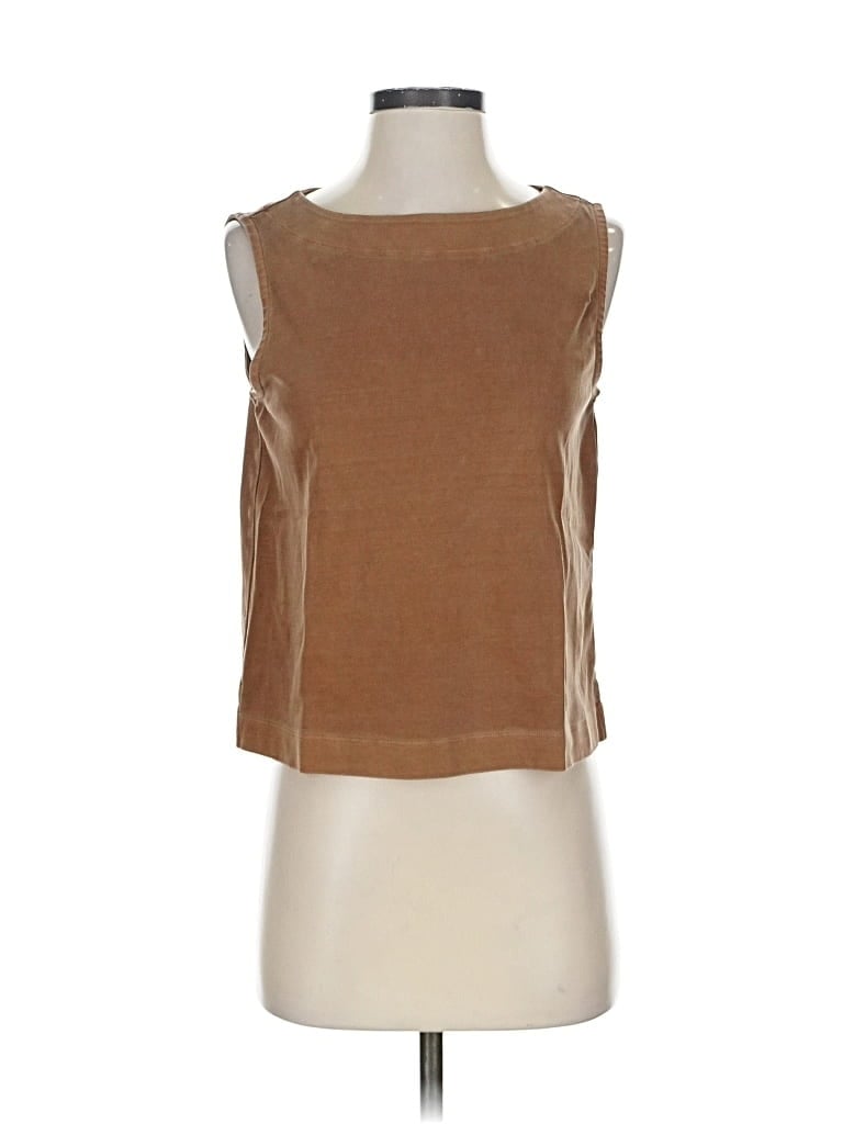 Pre-owned Haven Well Within Sleeveless T-shirt In Brown