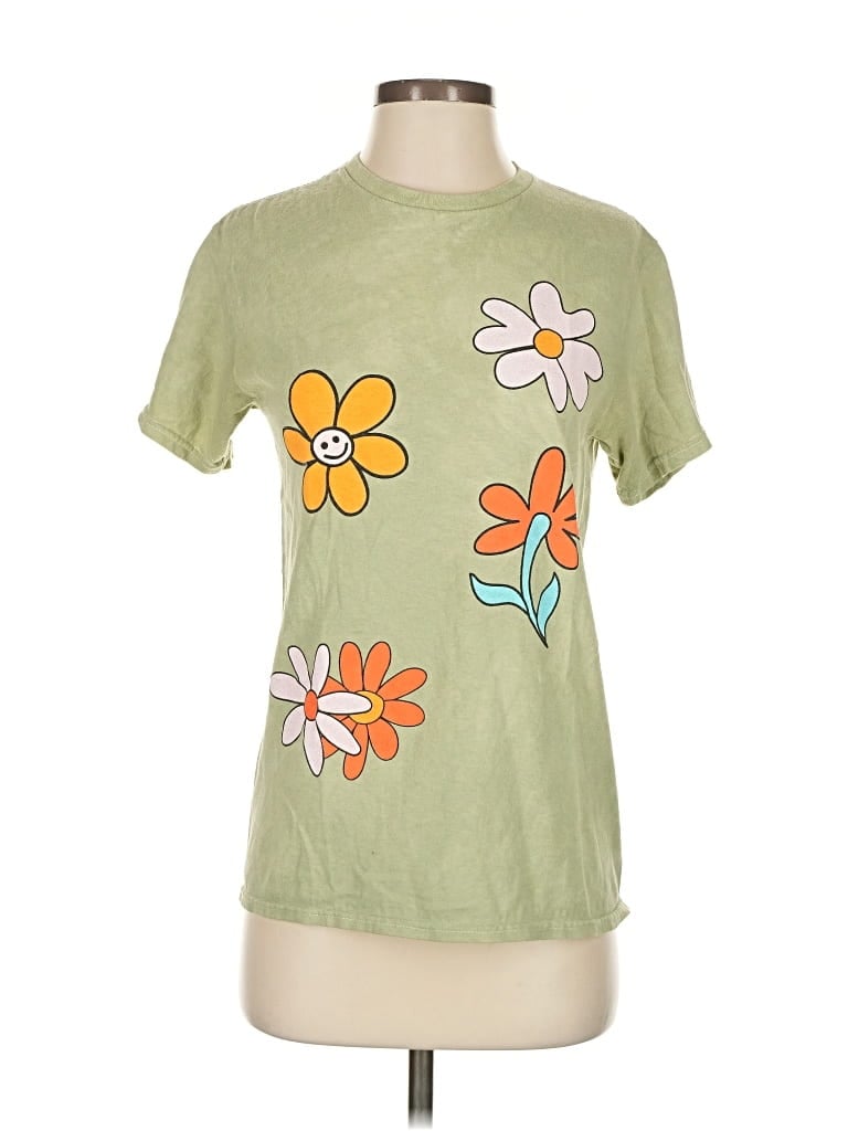 Pre-owned Assorted Brands Short Sleeve T-shirt In Green