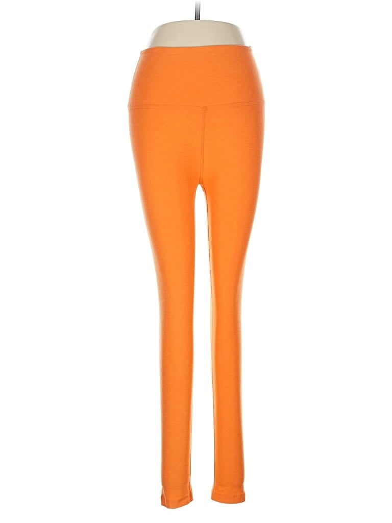 Pre-owned Beyond Yoga Active Pants In Orange