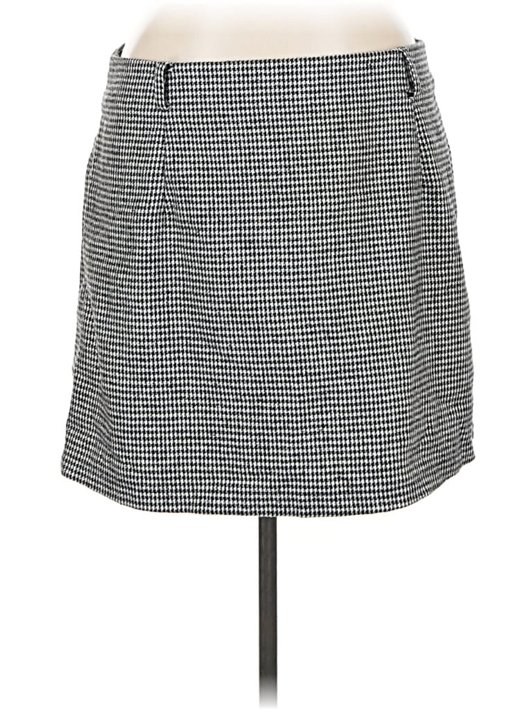 Pre-owned Shein Curve Casual Skirt In Gray