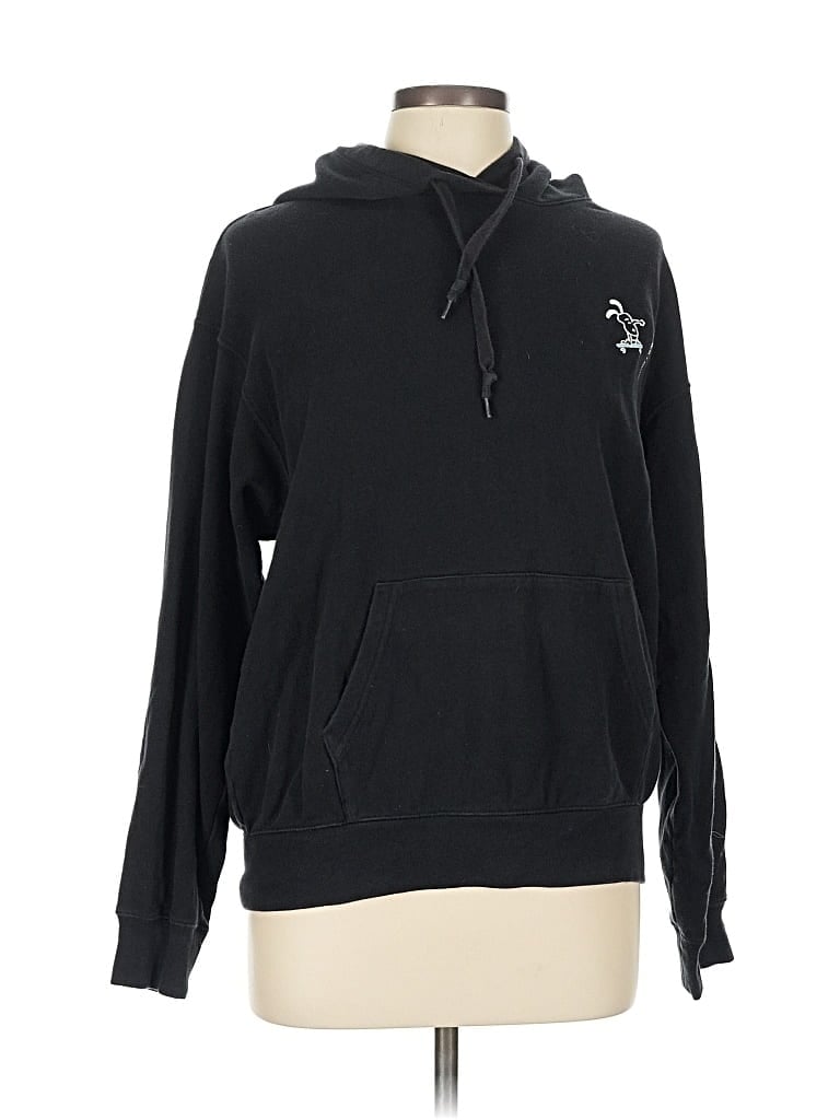 Pre-owned Ut For Uniqlo Pullover Hoodie In Black