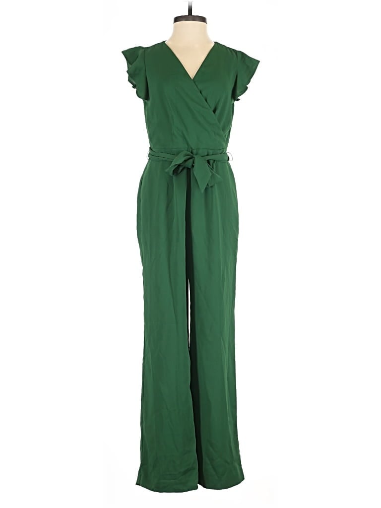 Pre-owned Ann Taylor Jumpsuit In Green