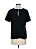 Banana Republic 100% Polyester Black Short Sleeve Top Size S - photo 1