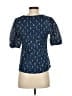 Fabindia Blue Short Sleeve Blouse Size XS - photo 2