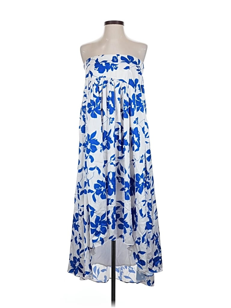 Pre-owned Petal And Pup Casual Dress In Blue