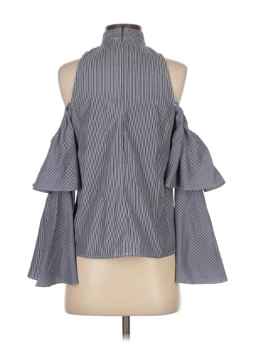 Scripted 3/4 Sleeve Blouse (view 2)