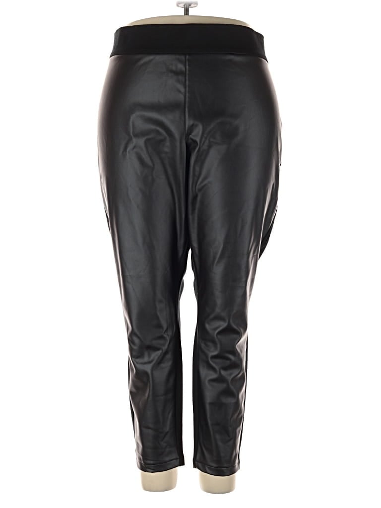 Pre-owned Ava & Viv Active Pants In Black