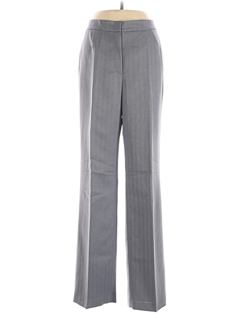 Pre-owned Le Suit Dress Pants In Gray