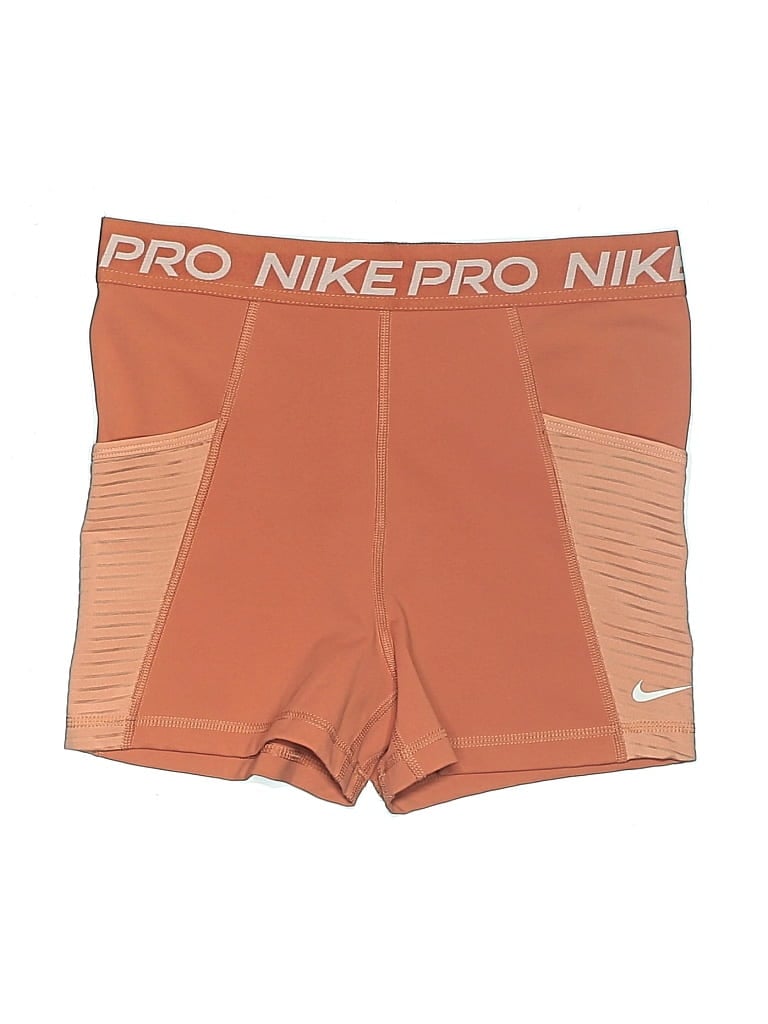 Pre-owned Nike Athletic Shorts In Orange