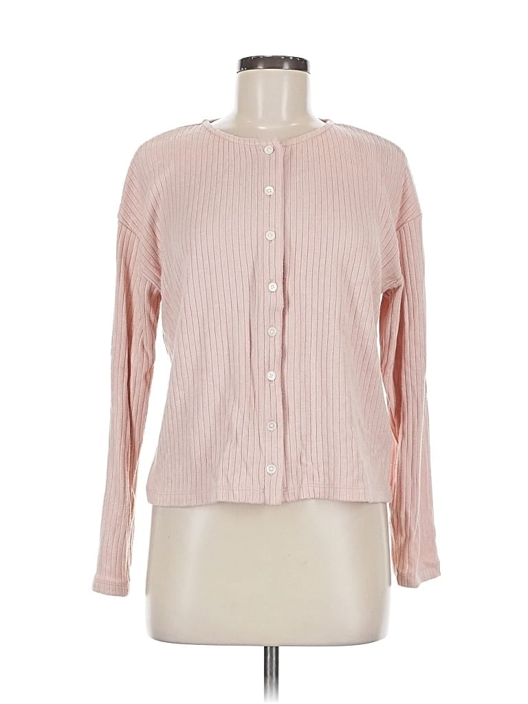 Pre-owned Madewell Cardigan Sweater In Pink