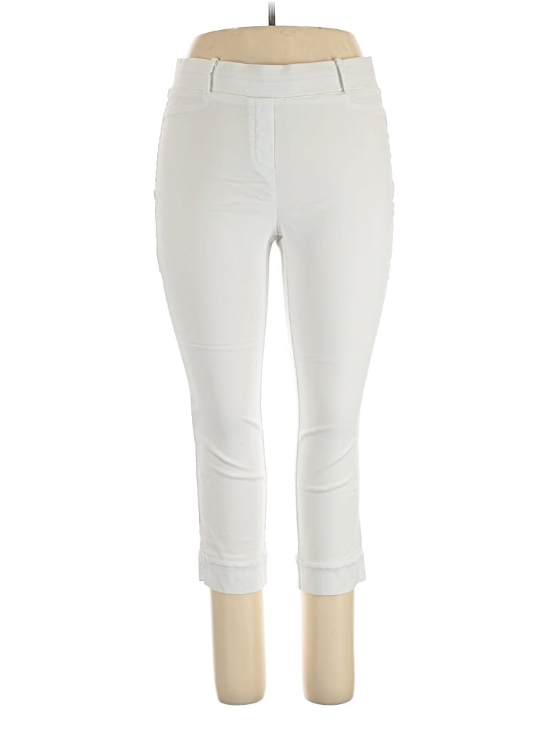 Pre-owned Rafaella Casual Pants In White