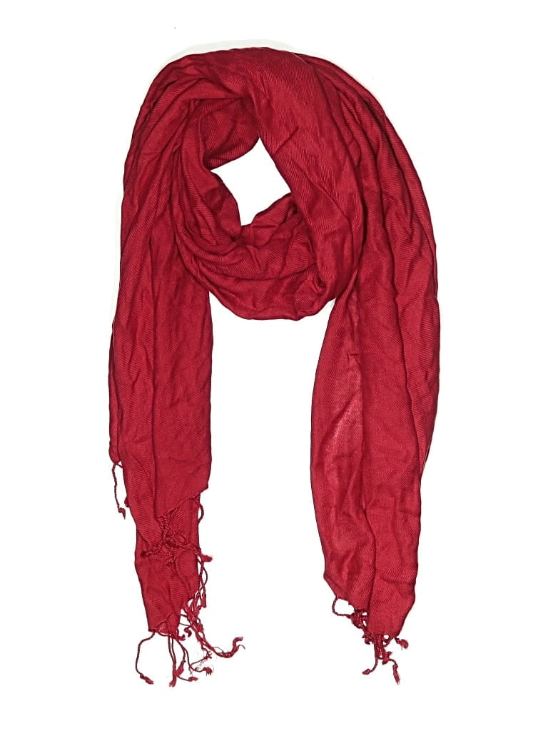 Pre-owned Unbranded Scarf In Red