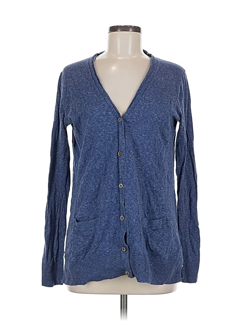 Pre-owned Gap Cardigan Sweater In Blue