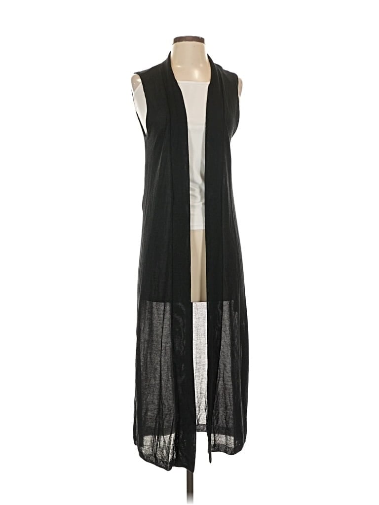 Pre-owned White House Black Market Kimono In Black