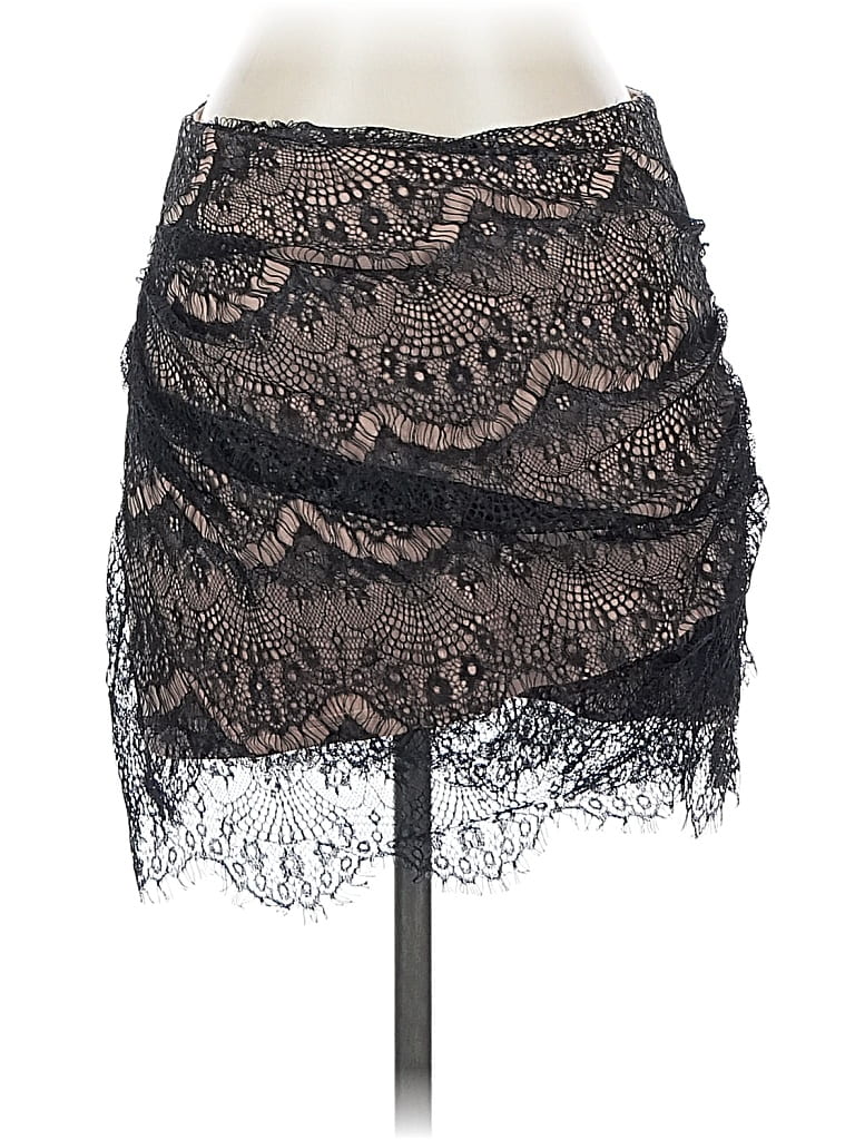 Pre-owned Free People Formal Skirt In Black