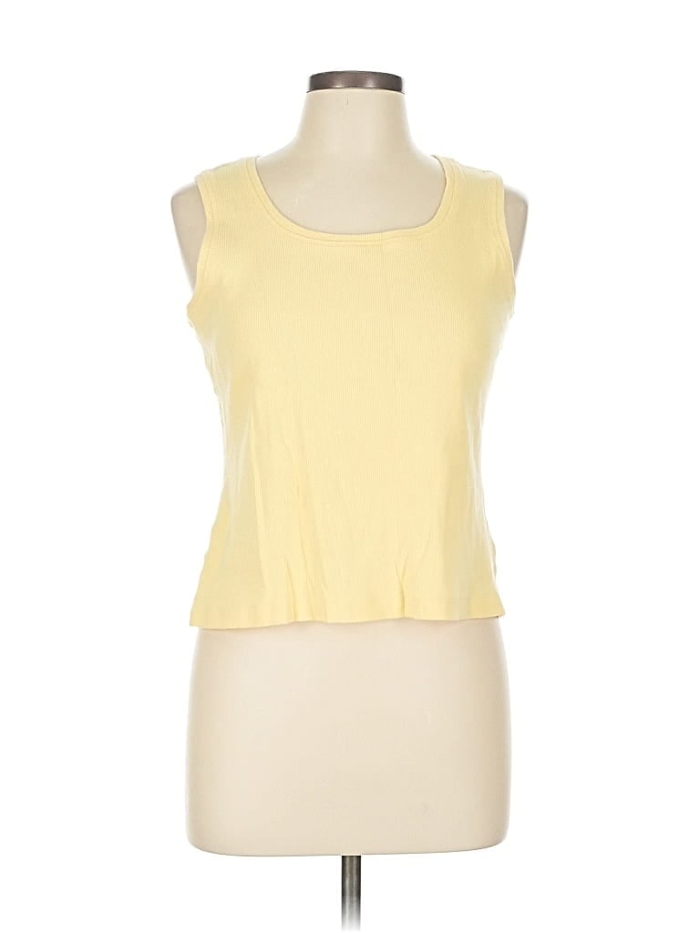 Pre-owned Talbots Sleeveless T-shirt In Yellow