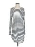 Benjamin Jay Stripes White Casual Dress Size S - photo 1
