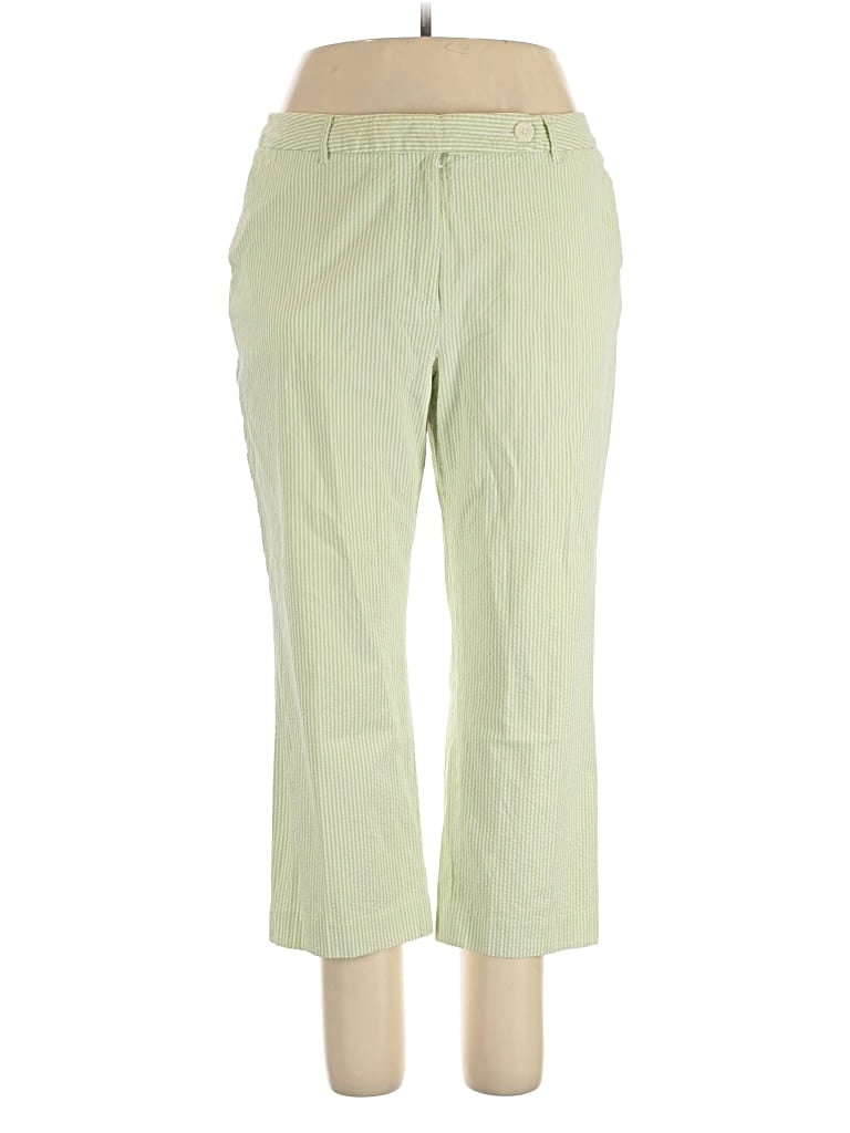 Pre-owned Susan Bristol Casual Pants In Green