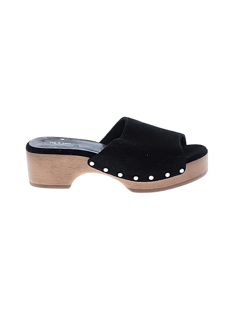 Pre-owned Rag & Bone Mule/clog In Black