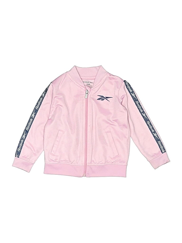 Pre-owned Reebok Kids' Track Jacket In Pink