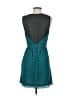 BCBGeneration 100% Polyester Polka Dots Teal Cocktail Dress Size 4 - photo 2