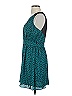BCBGeneration 100% Polyester Polka Dots Teal Cocktail Dress Size 4 - photo 5