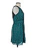 BCBGeneration 100% Polyester Polka Dots Teal Cocktail Dress Size 4 - photo 4