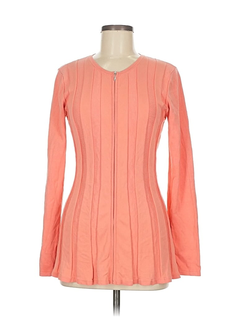 Pre-owned Unbranded Long Sleeve Blouse In Orange