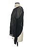 AIKO 100% Rayon Black Long Sleeve Top Size S - photo 5