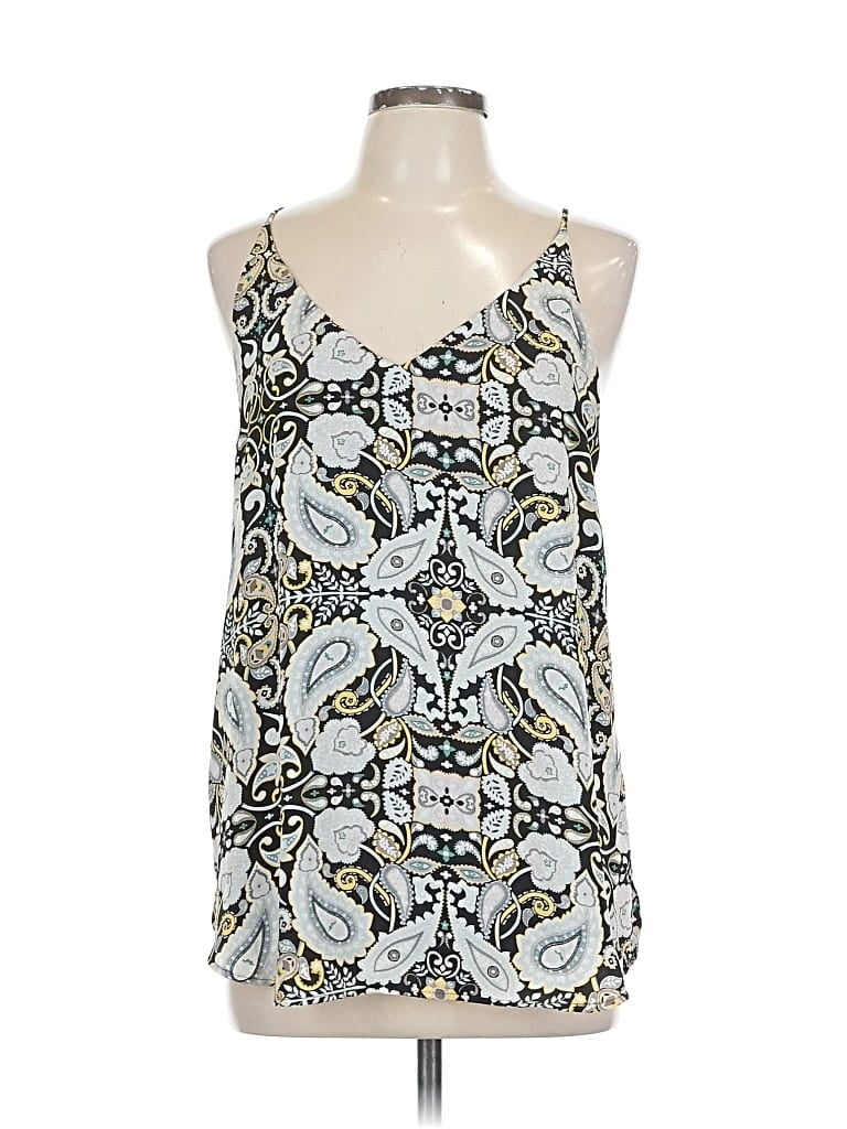 Pre-owned Ann Taylor Loft Outlet Sleeveless Blouse In Blue