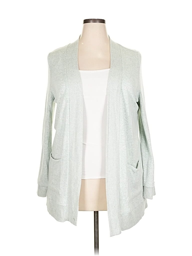 Pre-owned Market & Spruce Cardigan Sweater In Gray