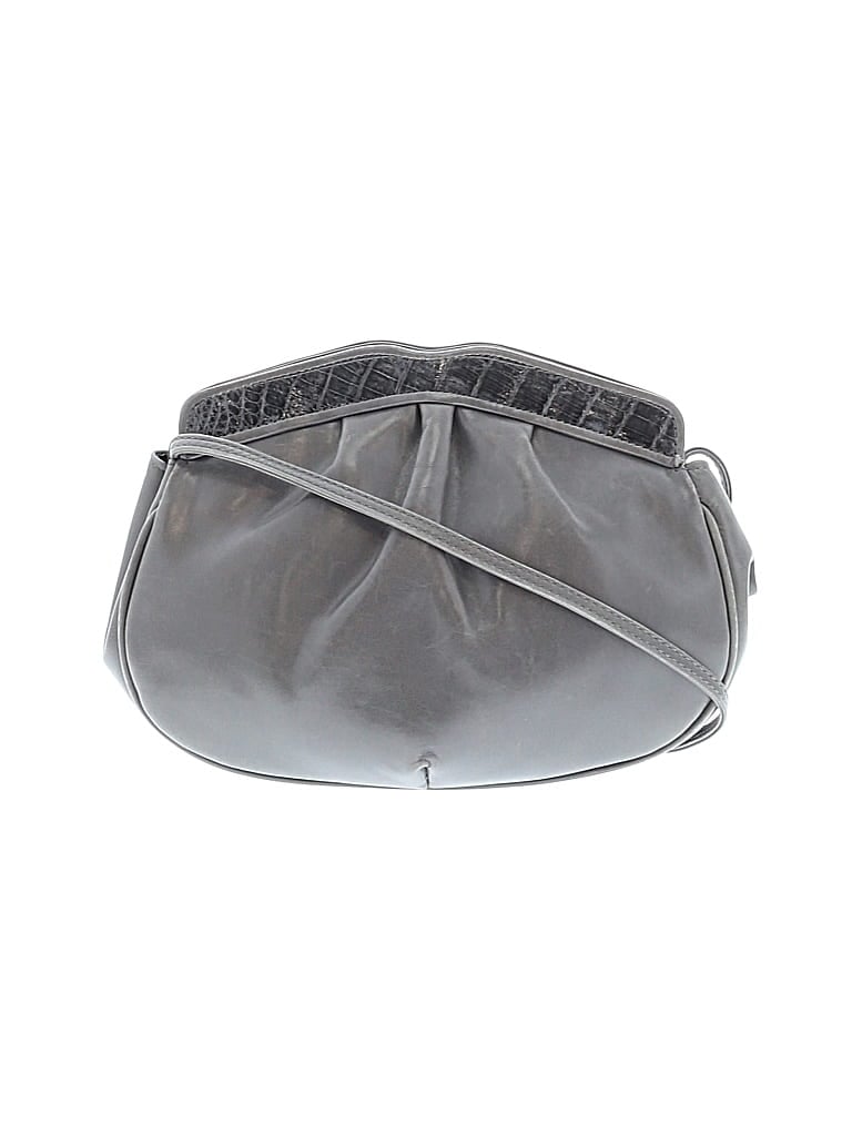 Pre-owned Neiman Marcus Crossbody Bag In Gray