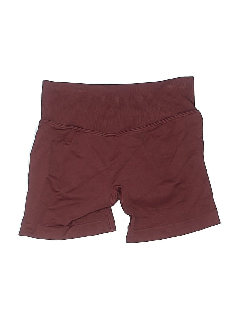 Pre-owned Unbranded Athletic Shorts In Burgundy