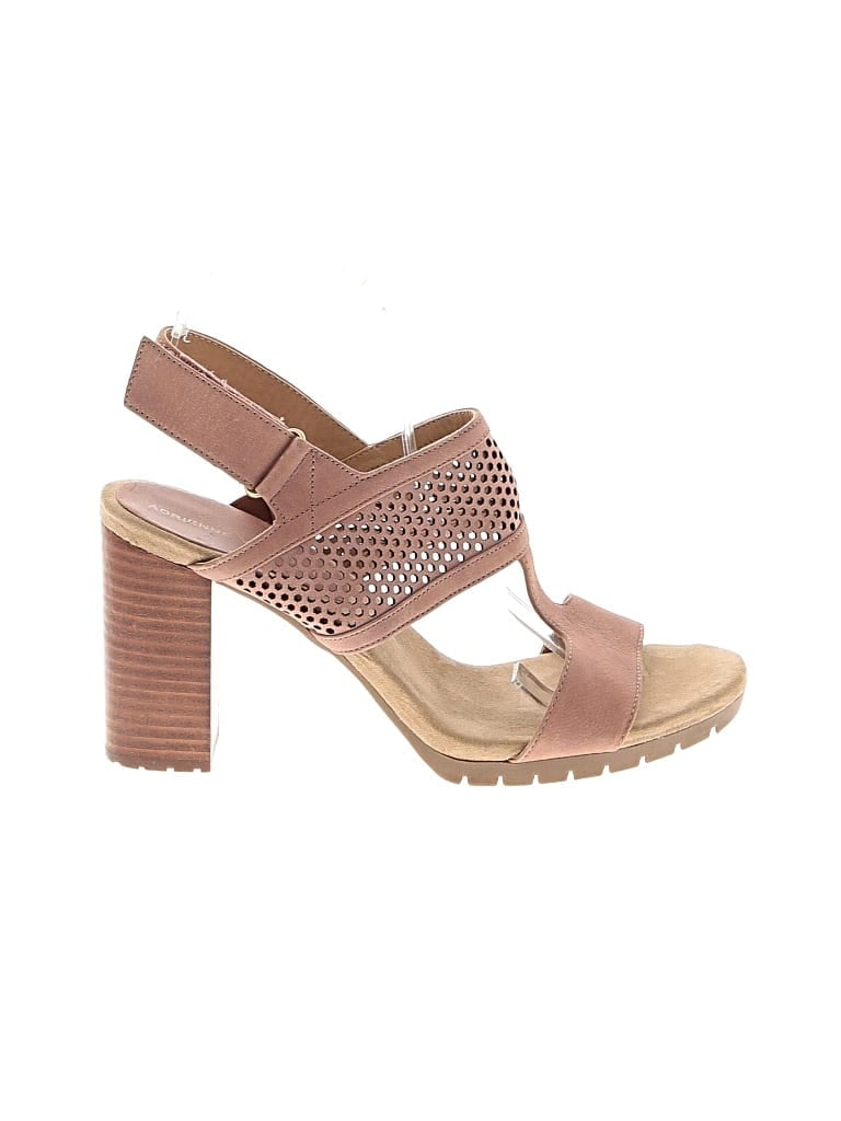 Pre-owned Adrienne Vittadini Sandals In Pink