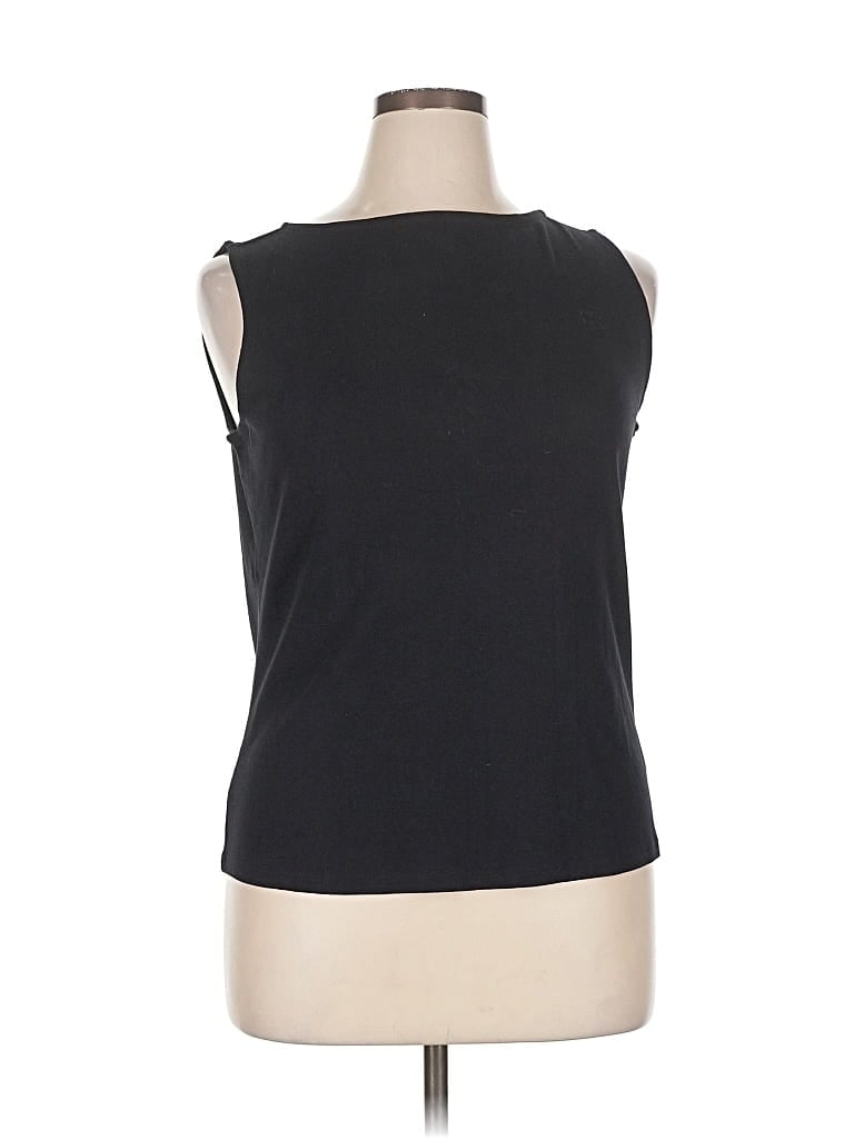 Pre-owned Liz Claiborne Sleeveless T-shirt In Black