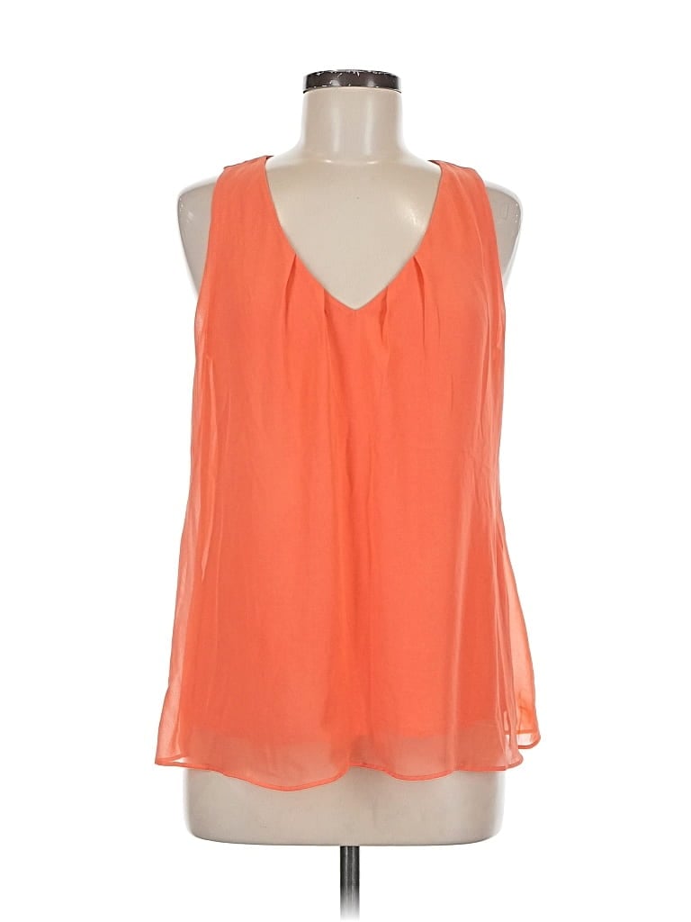Pre-owned Banana Republic Sleeveless Blouse In Orange