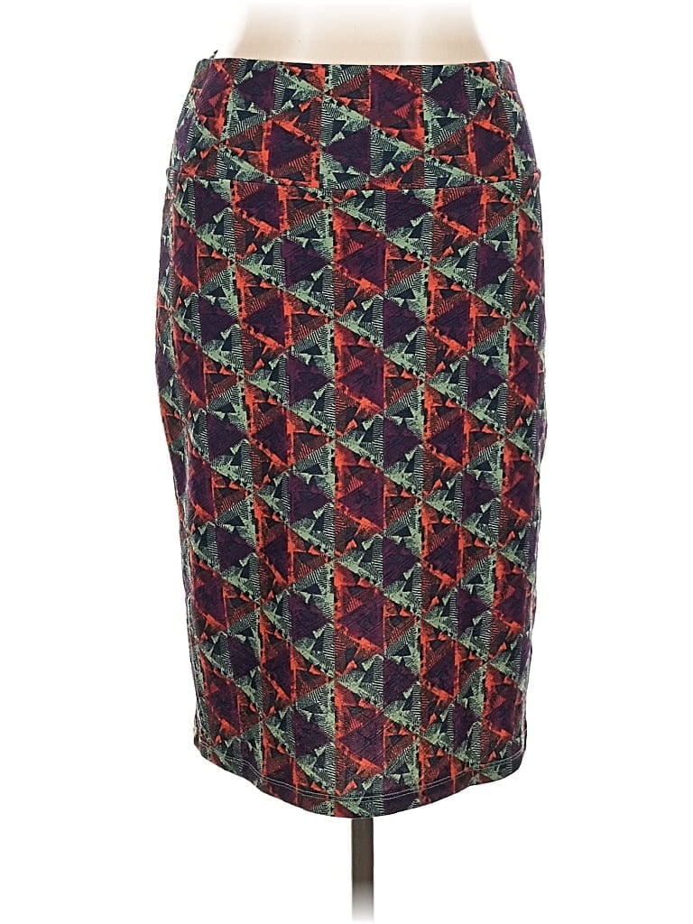 Pre-owned Lularoe Formal Skirt In Red