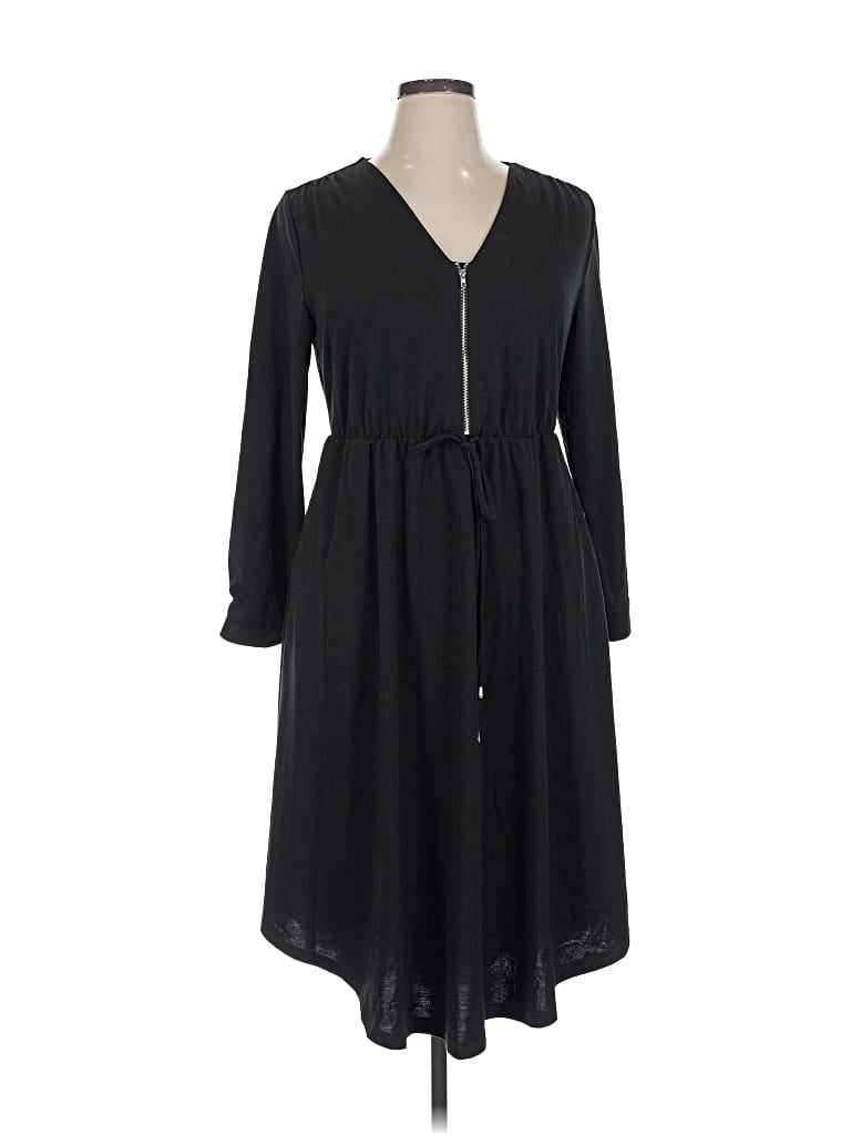 Pre-owned Bloomchic Casual Dress In Black