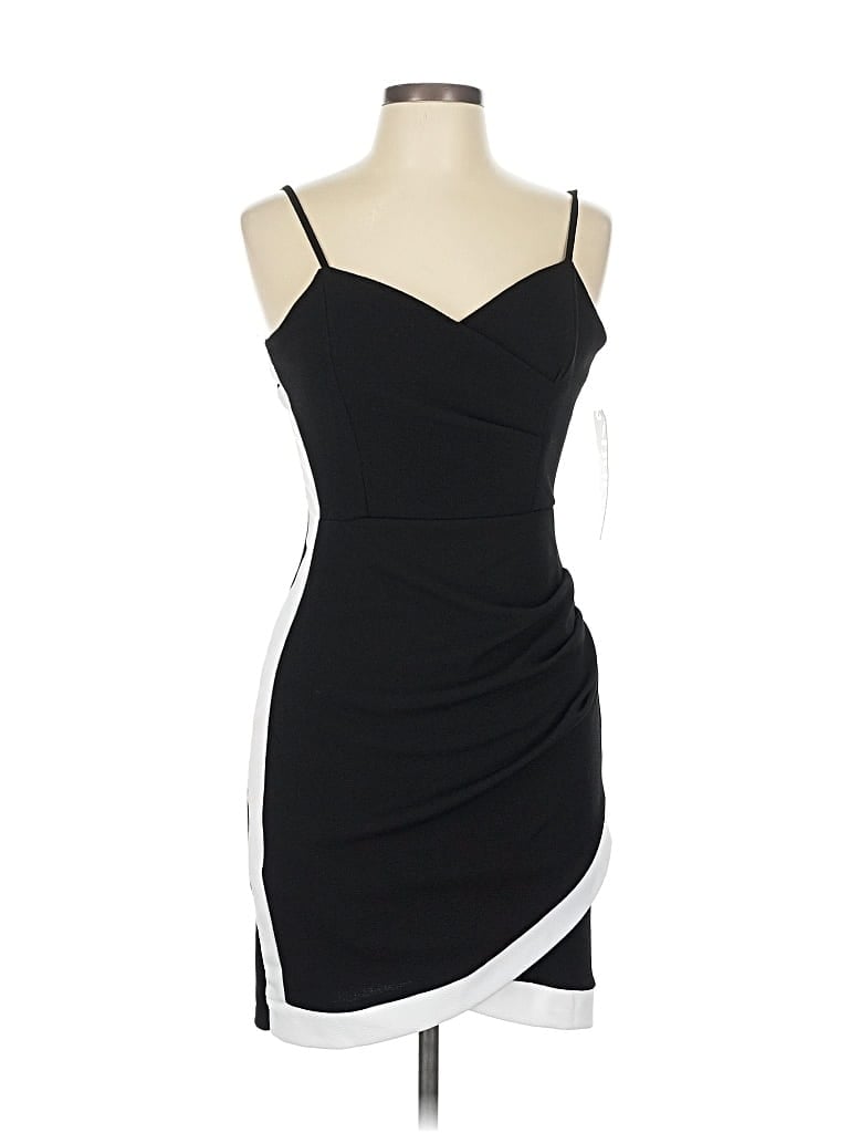 Pre-owned Almost Famous Cocktail Dress In Black