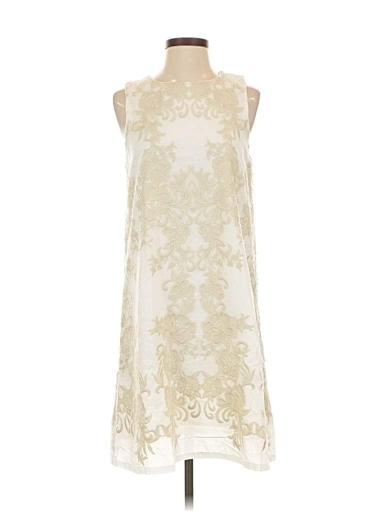 Pre-owned Karen Kane Cocktail Dress In White