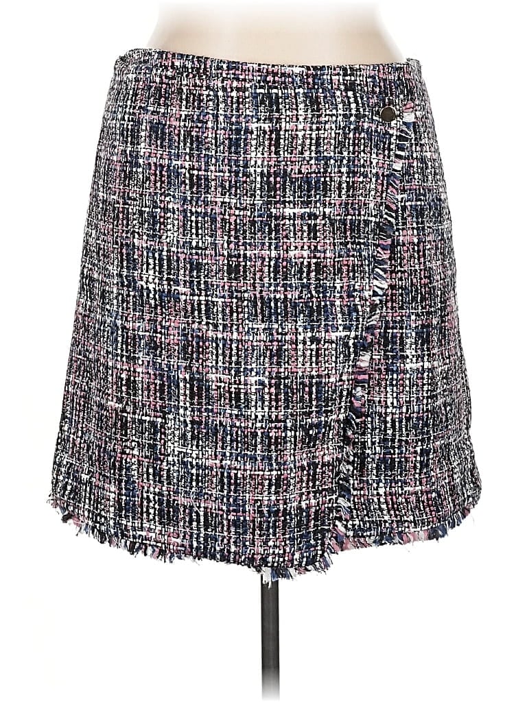 Pre-owned Ann Taylor Loft Formal Skirt In Gray