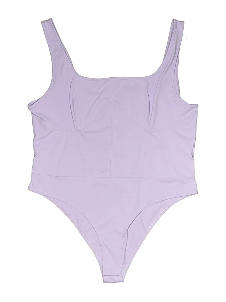 Shein Curve Bodysuit In Purple